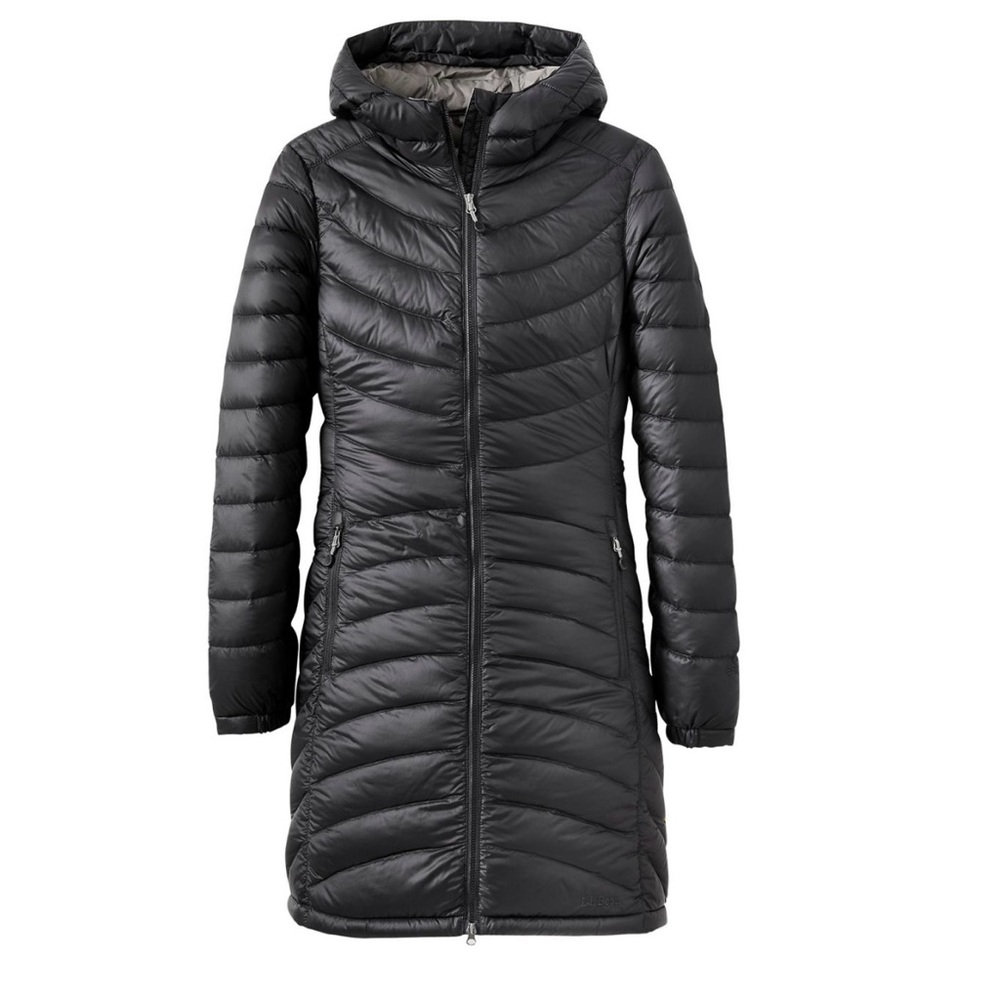 L.L. Bean Women's Ultralight 850 Down Hooded Coat, Three-Quarter Length